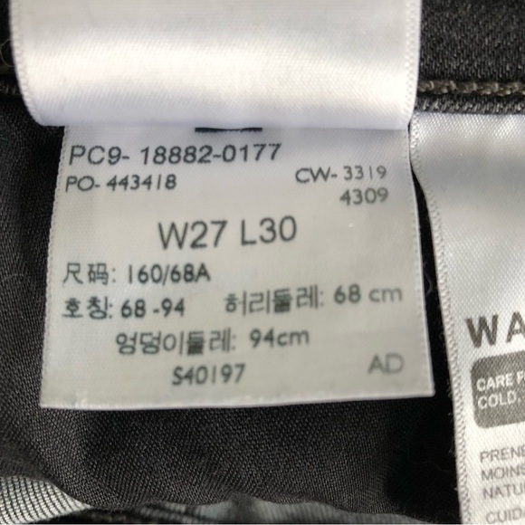 Levi’s 721 High Rise Skinny Size 27 Steady Rock Soft Wash Black - Picture 15 of 15